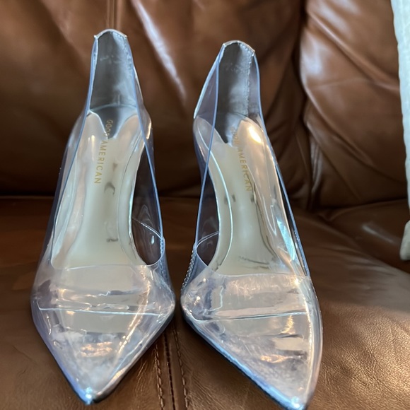 Brand New Good American by Khloe Kardashian, Cinderella glass heels! - Picture 5 of 10